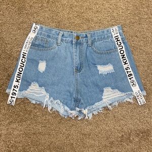 Jean shorts size medium